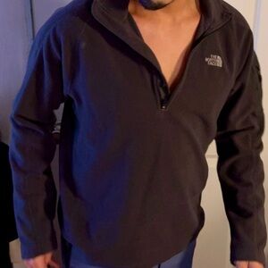 The North Face Charcoal Quarter-Zip Pullover